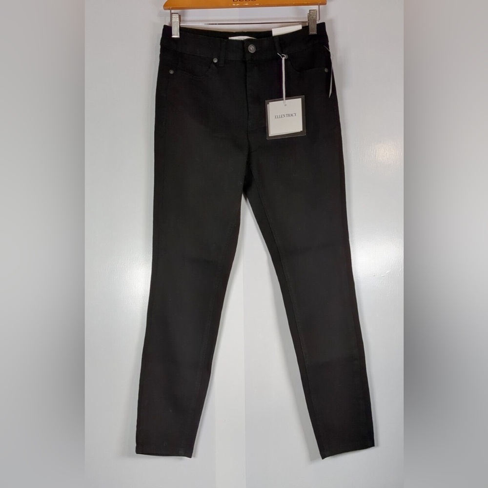 Ellen Tracy Black Skinny Jeans Classic Style - Picture 13 of 15